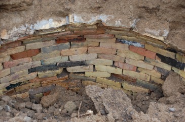 Cistern, made of Chaska bricks. May have been installed 100 years ago.